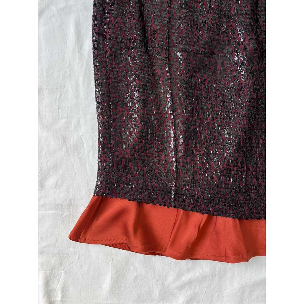 Celine Silk mid-length skirt - image 10