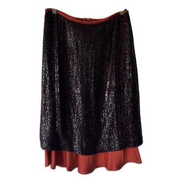 Celine Silk mid-length skirt - image 1