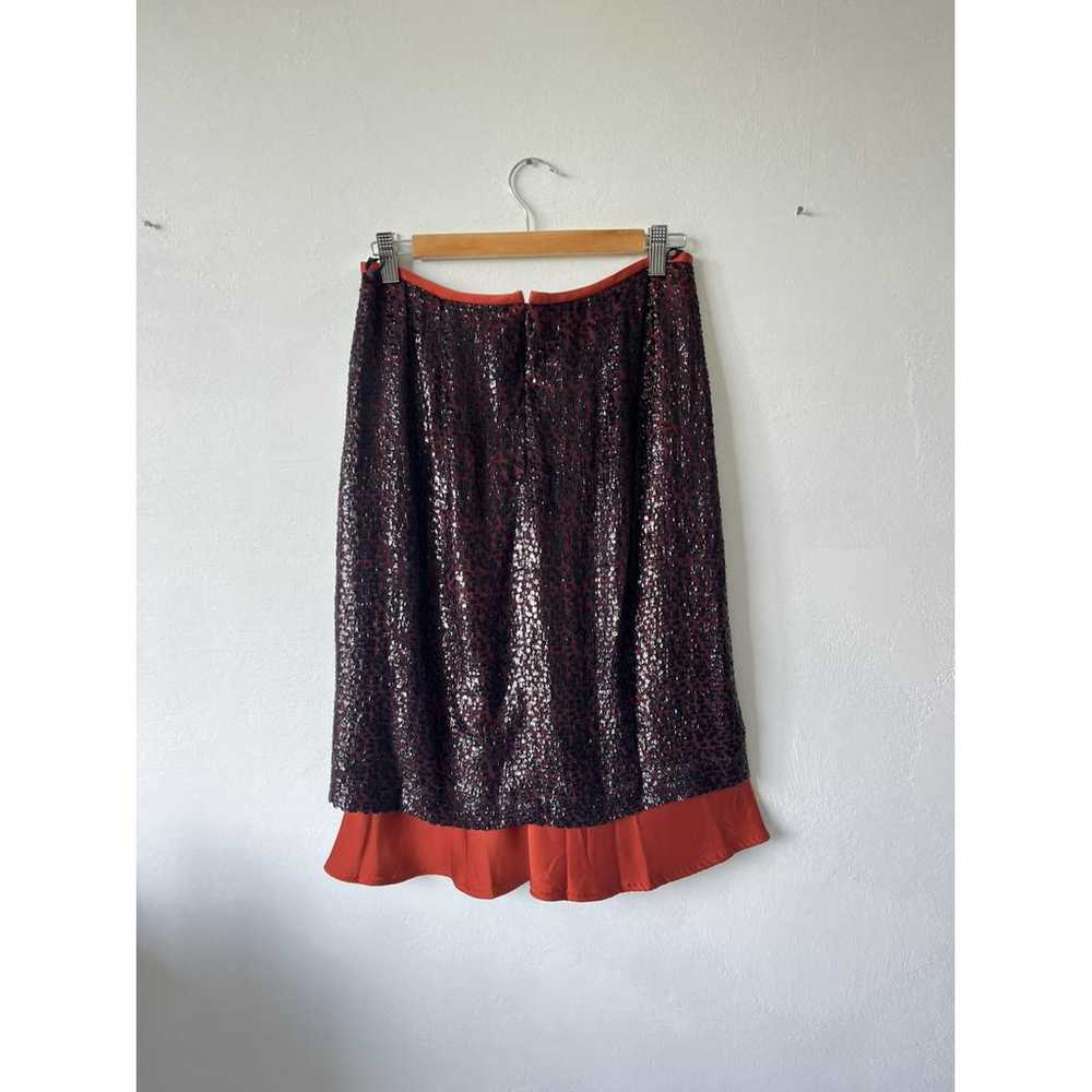 Celine Silk mid-length skirt - image 2