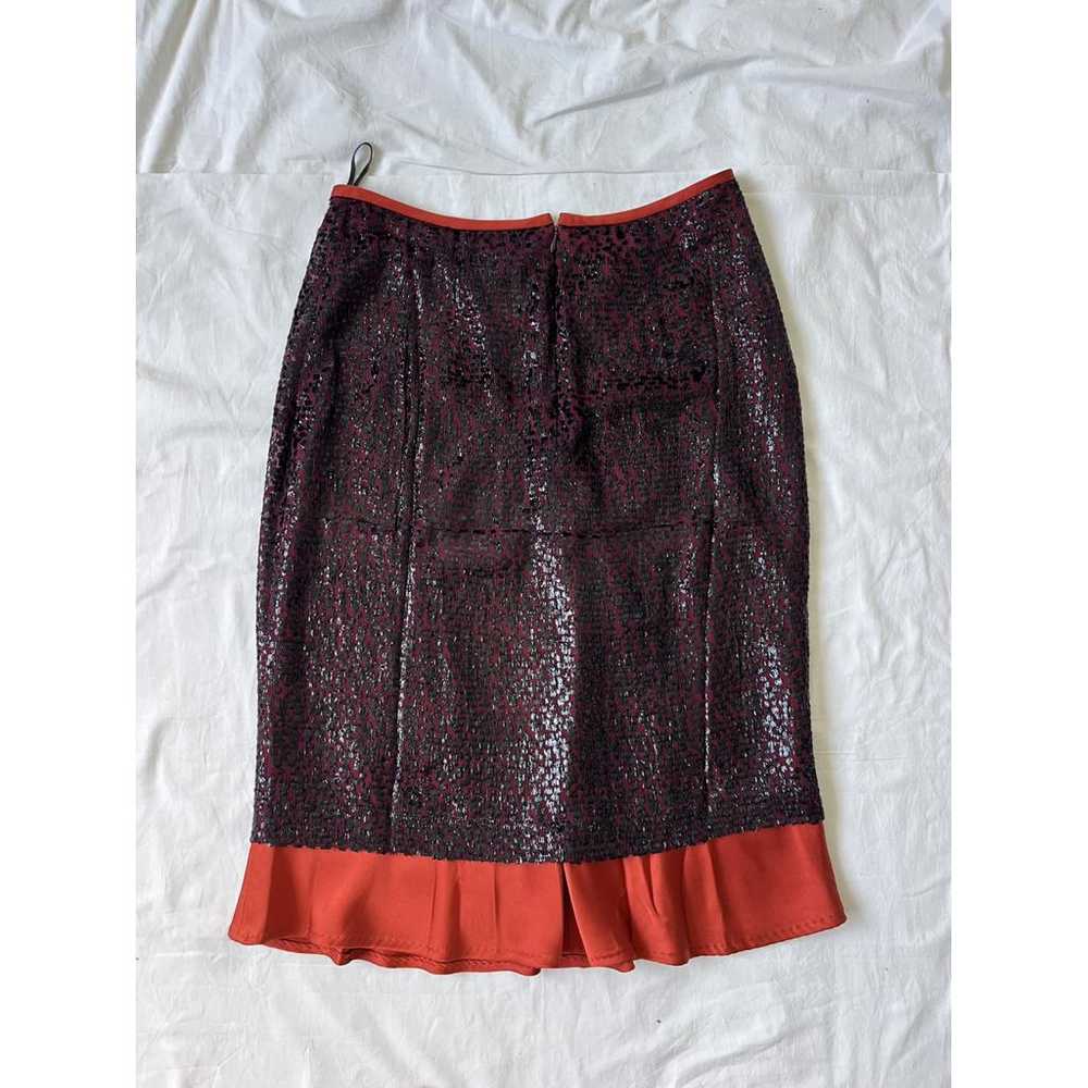 Celine Silk mid-length skirt - image 9