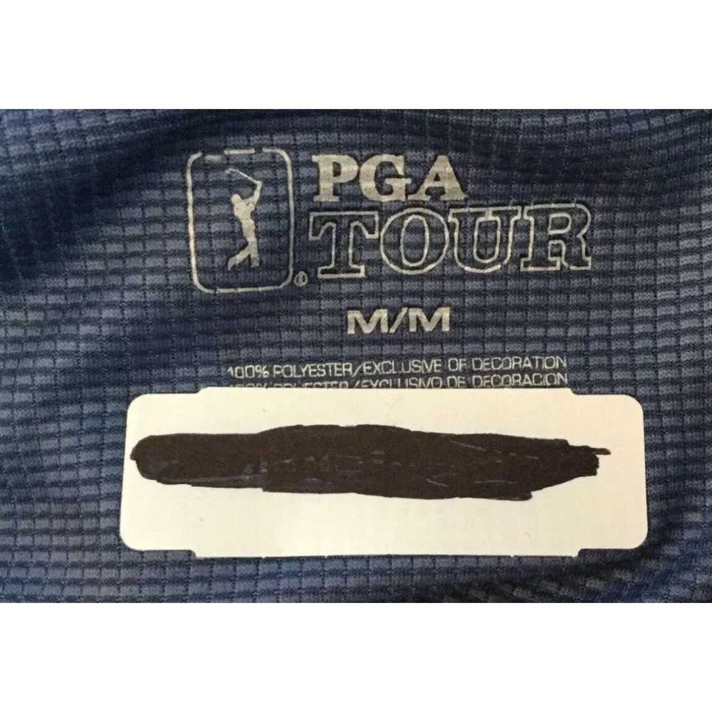 Pga Tour PGA TOUR Mens Golf Polo Shirt Sz M Blue … - image 4