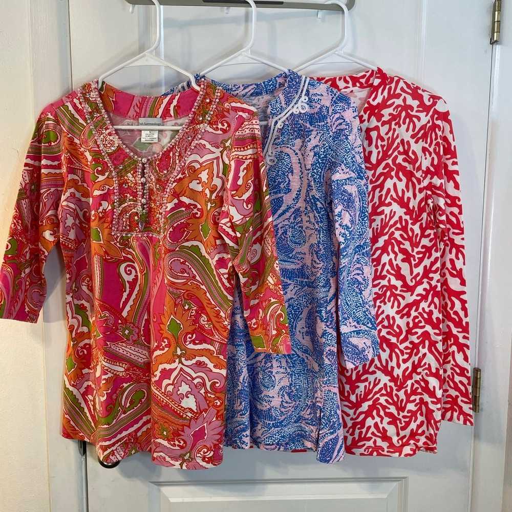 Lilly Pulitzer Soft Surroundings Lot of 3 Tropica… - image 1