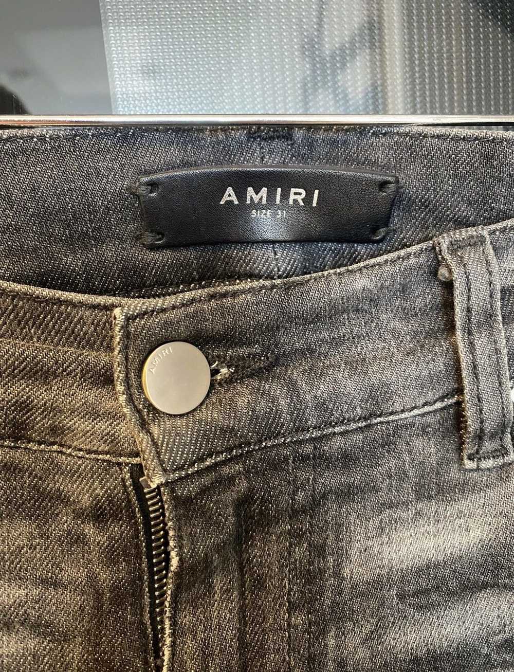 Amiri Amiri Washed Denim Jeans - image 6