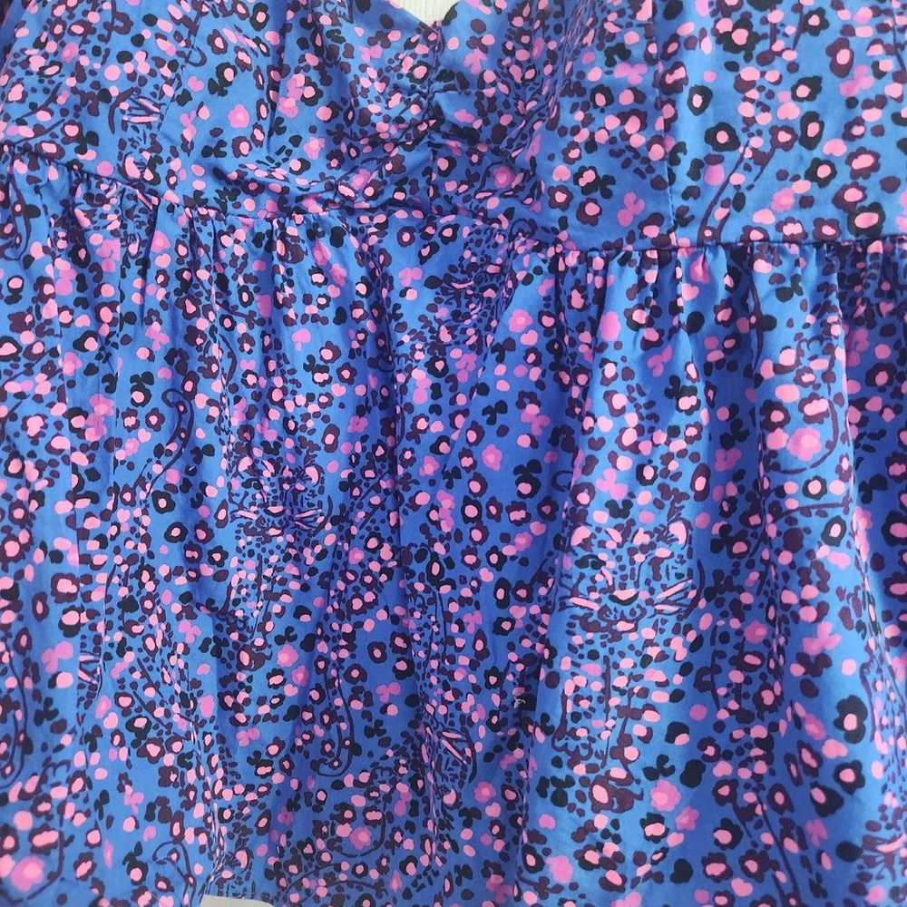 Lilly Pulitzer Size 14 Blue Flare Growl and Prowl… - image 3
