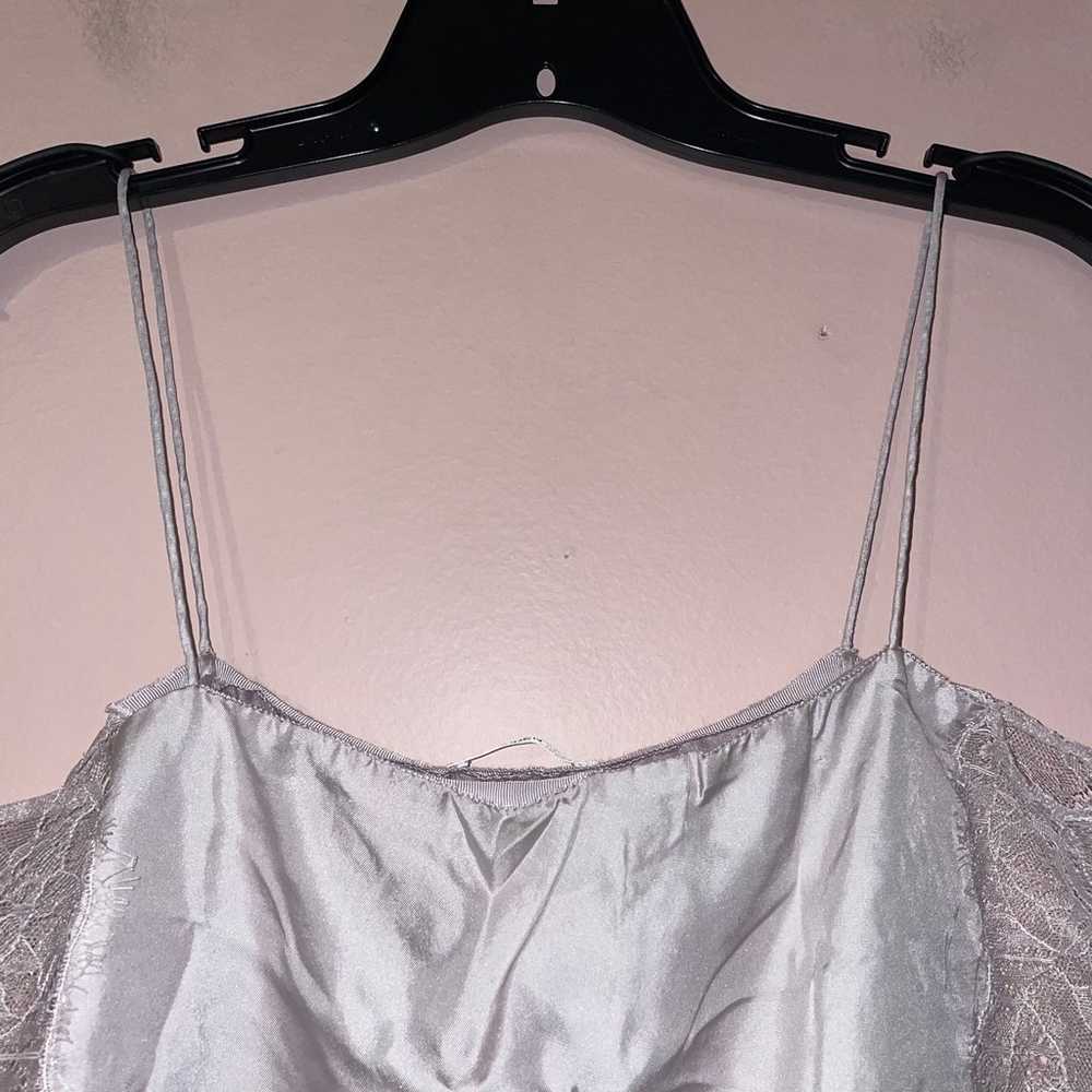 VIDEN Pale Pink Lace 100% Silk Reese Cami Tank To… - image 3