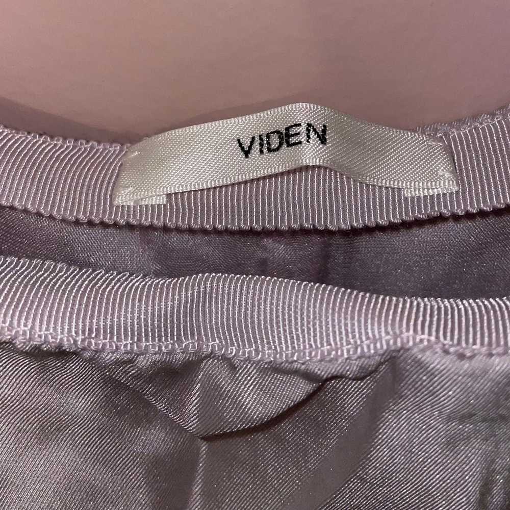 VIDEN Pale Pink Lace 100% Silk Reese Cami Tank To… - image 6
