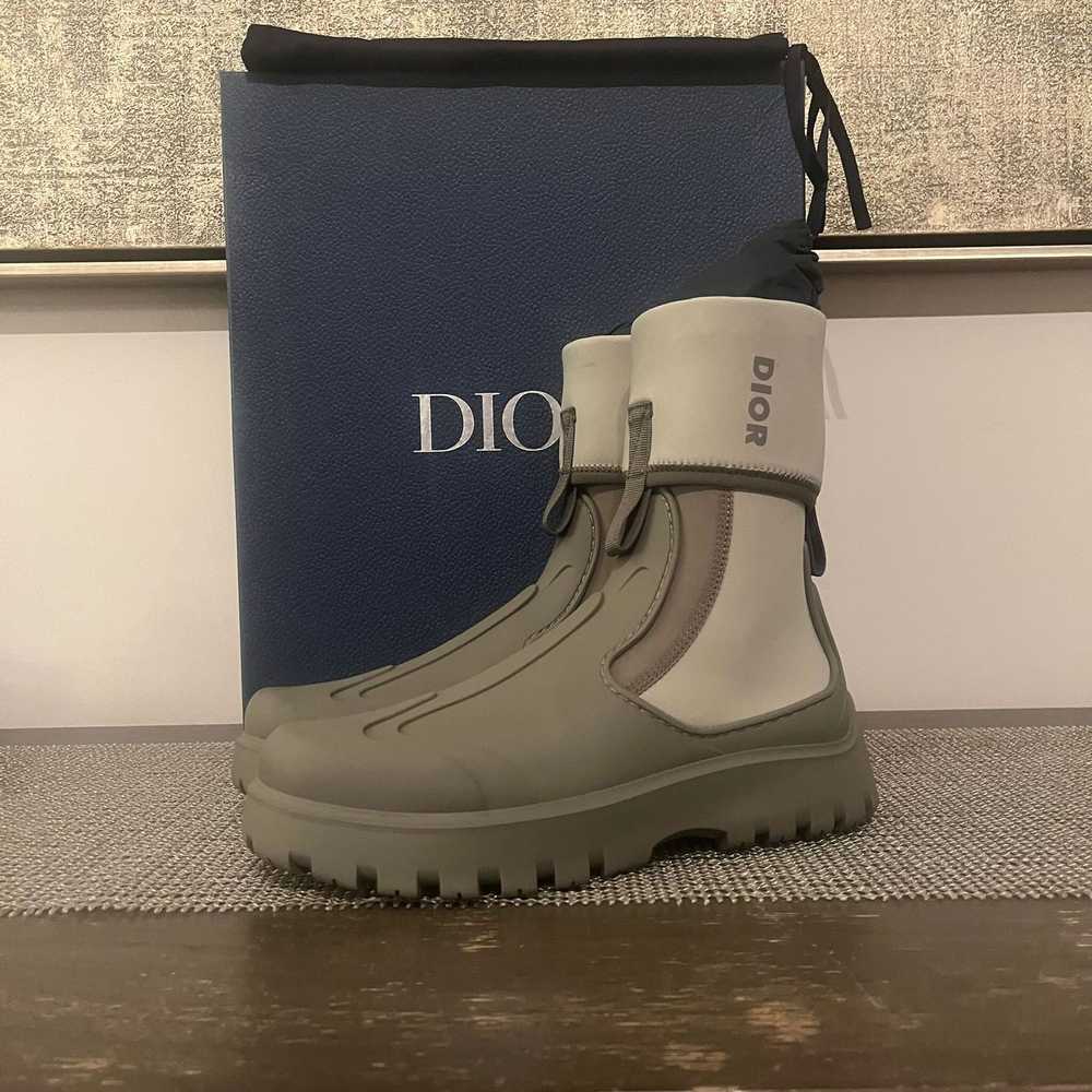 Dior Garden Neoprene Boots in Khaki - image 1