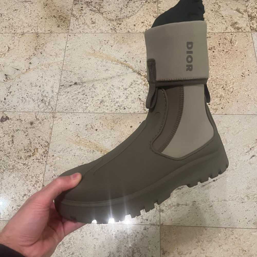 Dior Garden Neoprene Boots in Khaki - image 4