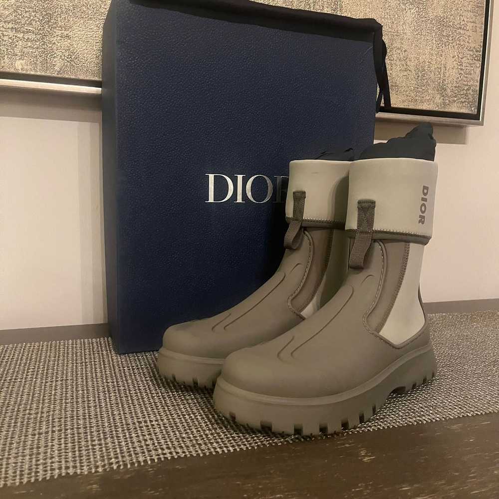 Dior Garden Neoprene Boots in Khaki - image 7