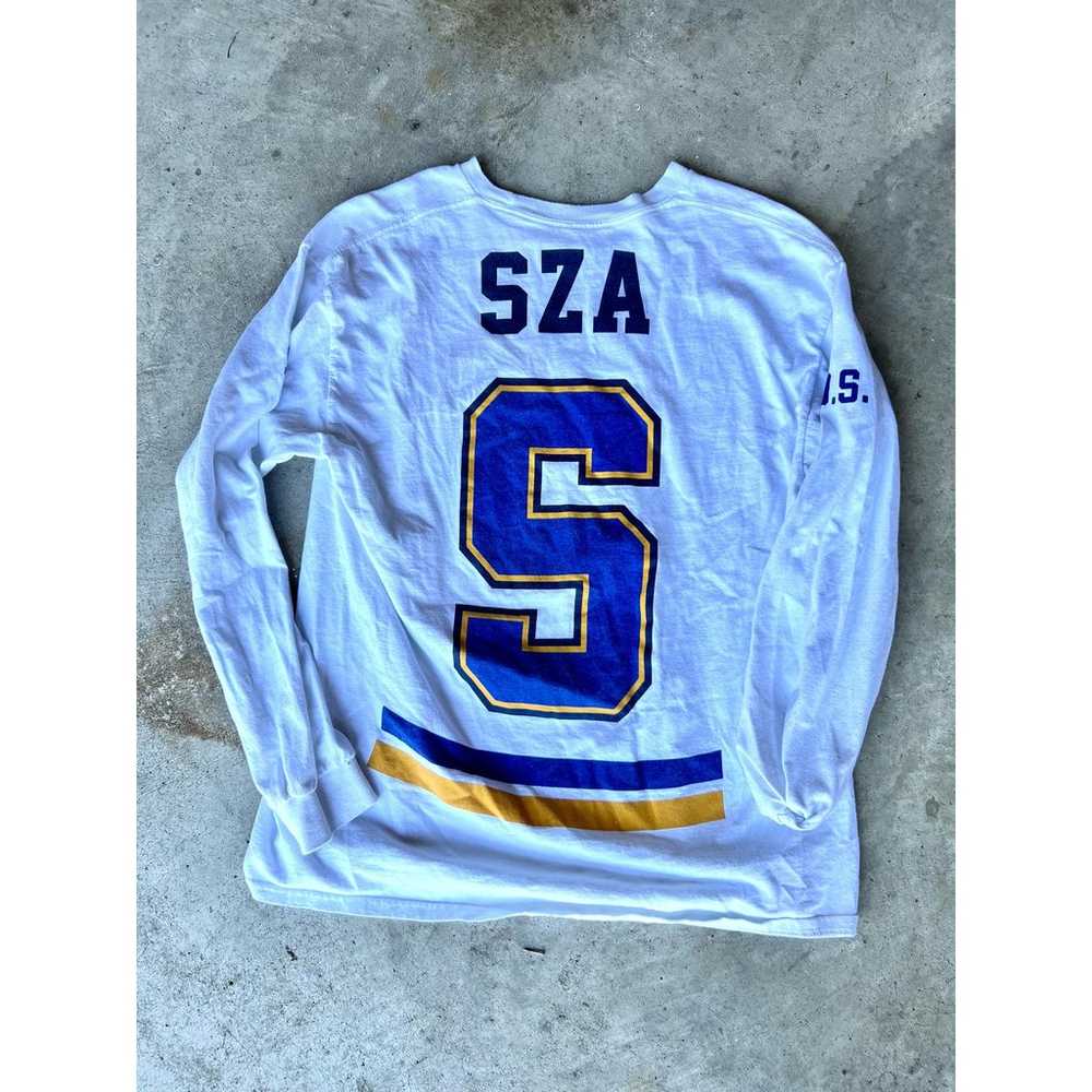 SZA SOS Tour Hockey Jersey Style Longsleeve Large… - image 2