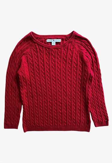 Vintage Y2K Women's Tommy Hilfiger Cable Knit Jum… - image 1