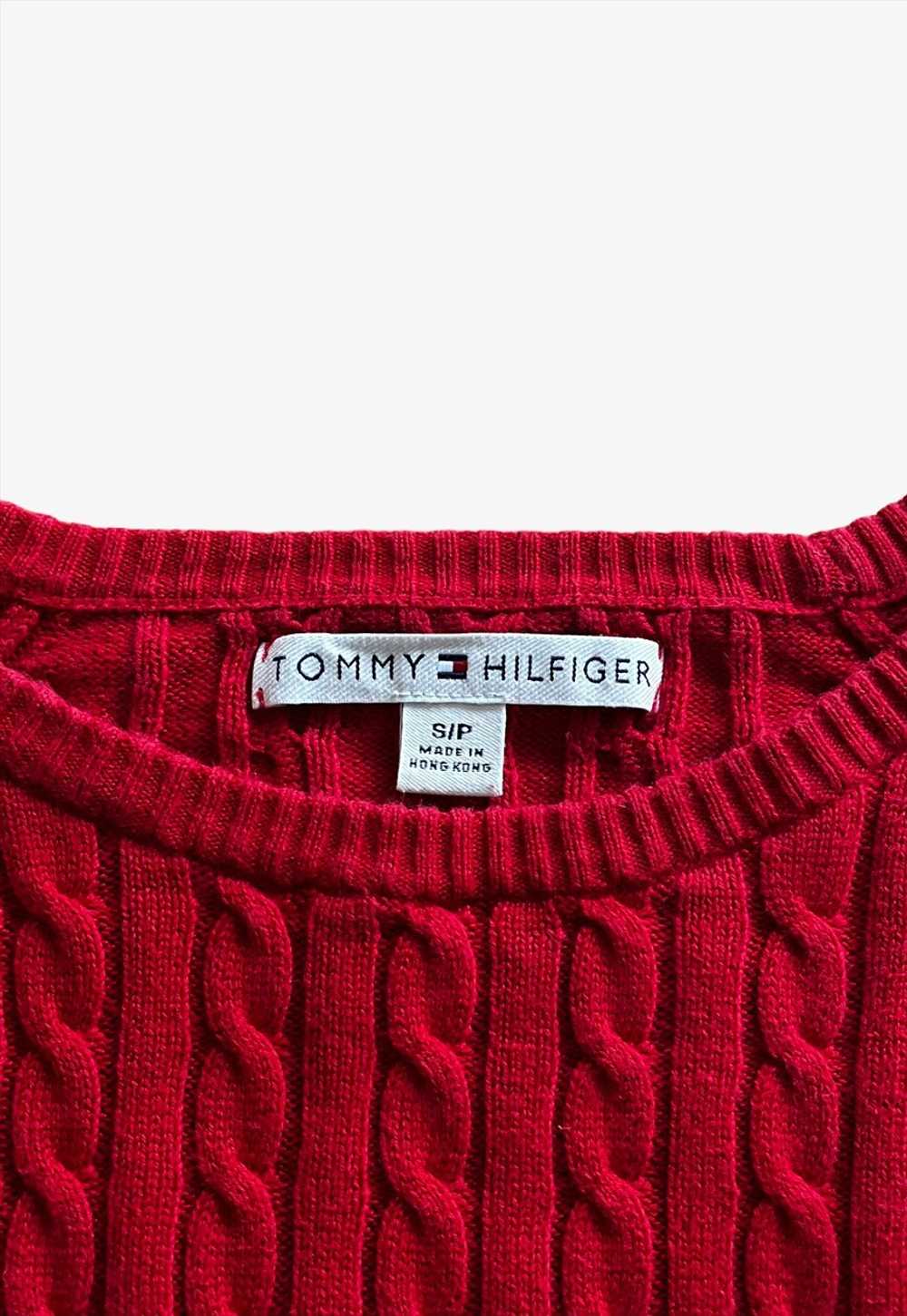 Vintage Y2K Women's Tommy Hilfiger Cable Knit Jum… - image 2