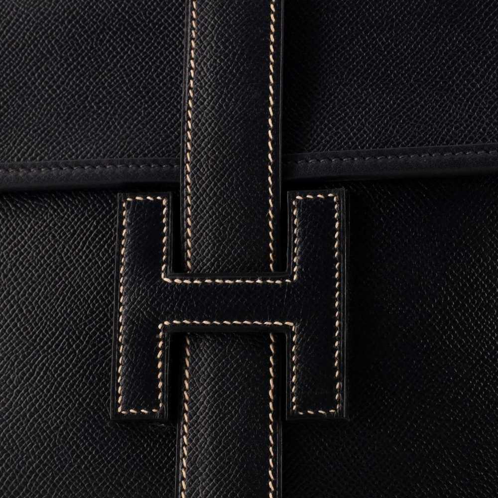 Hermès Leather clutch bag - image 12