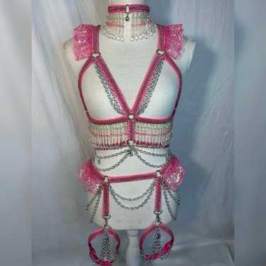 Magical Minnie Strawberry Shortcake Rave Harness … - image 1