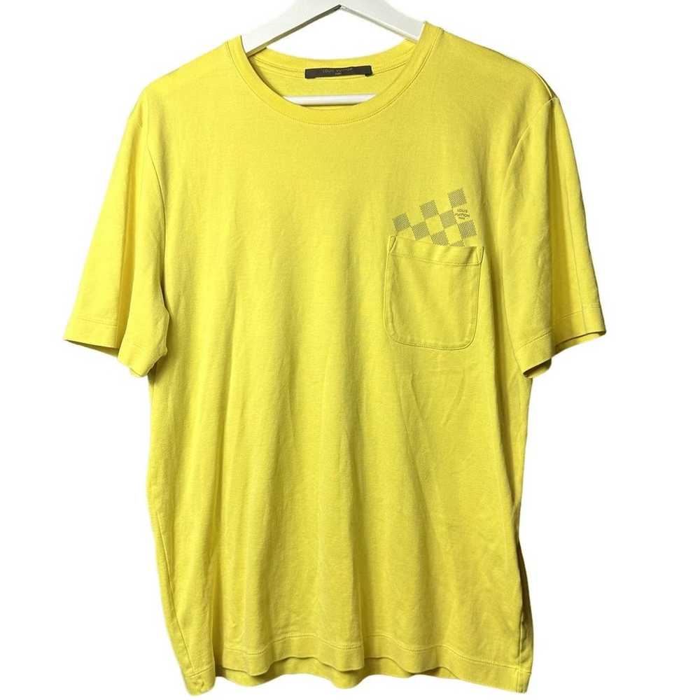 LV Louis Vuitton Paris Women's Yellow T-Shirt Siz… - image 1