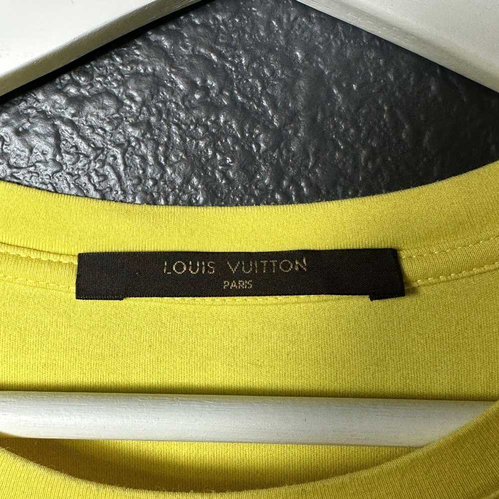 LV Louis Vuitton Paris Women's Yellow T-Shirt Siz… - image 5