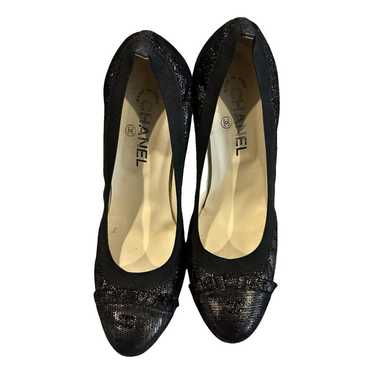 Chanel Cambon leather ballet flats