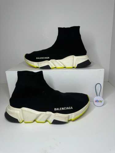 Balenciaga speed trainer noir et jaune best sale