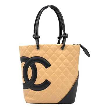 Chanel Cambon pony-style calfskin handbag