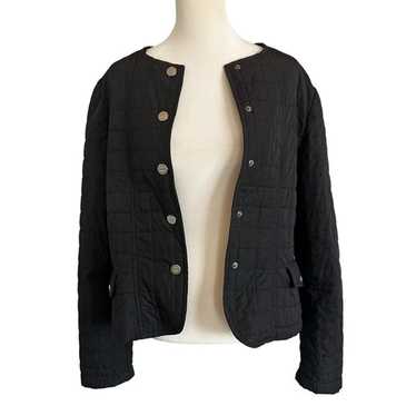 MAX MARA WEEKEND Black Quilted Lite Weight Jacket… - image 1