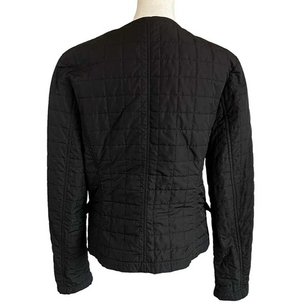 MAX MARA WEEKEND Black Quilted Lite Weight Jacket… - image 5