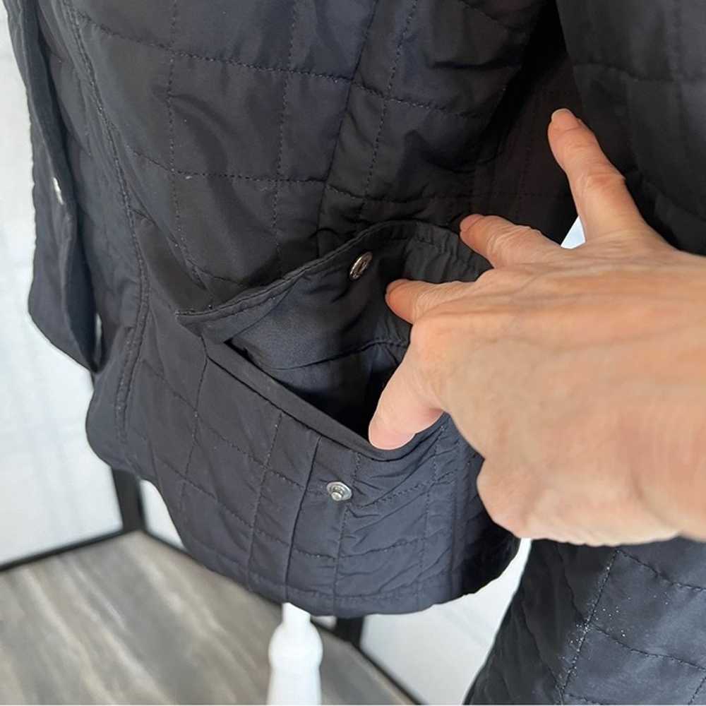 MAX MARA WEEKEND Black Quilted Lite Weight Jacket… - image 6