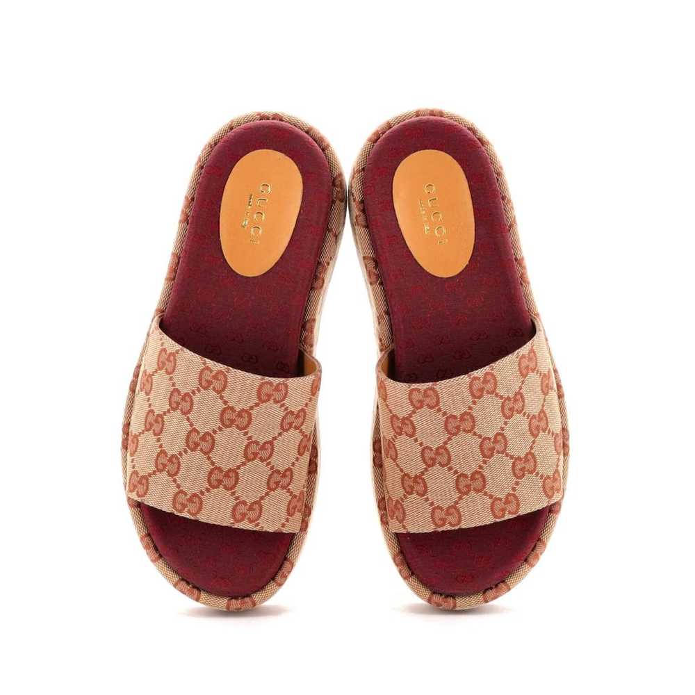 Gucci Cloth sandal - image 2