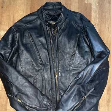 Real leather milwaukee jacket