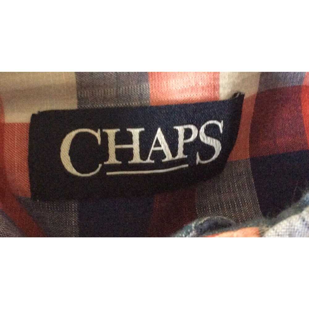 Chaps CHAPS Mens Button Down Check Shirt Size L - image 3