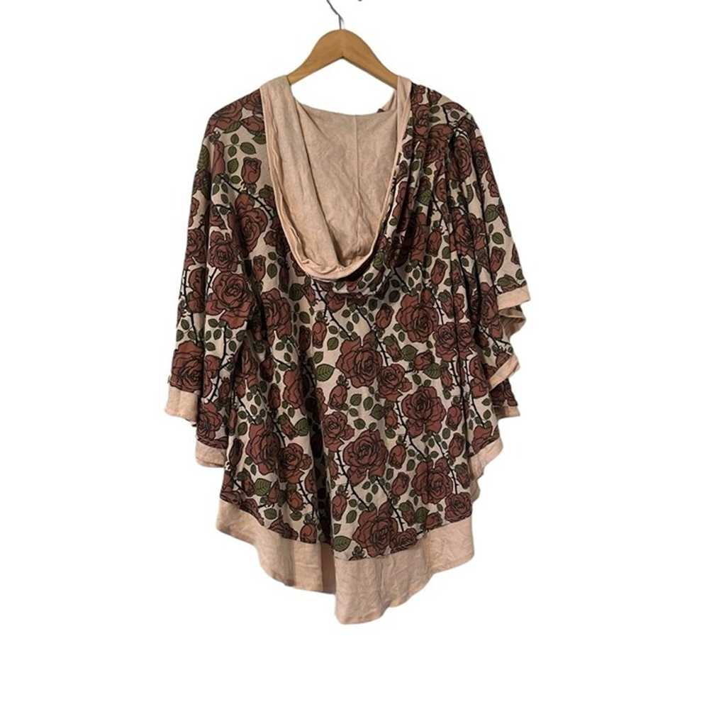 Wildfox Floral Kimono Hoodie Cover Up - image 5