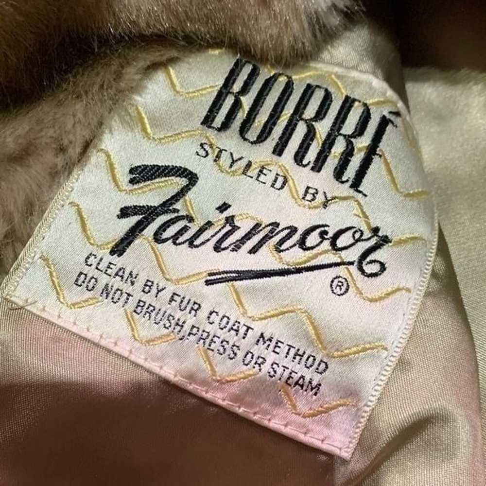 Borre by fairmoor vintage tan fur coat. Long line… - image 6