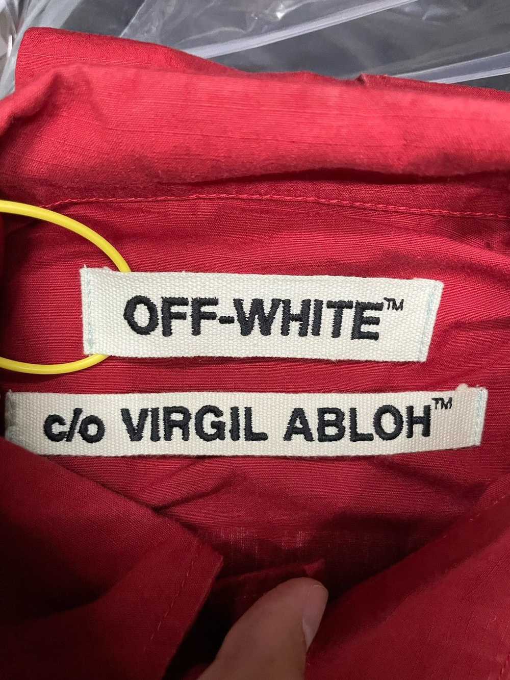 Off-White Off White 16FW Oversized Painted Pocket… - image 5