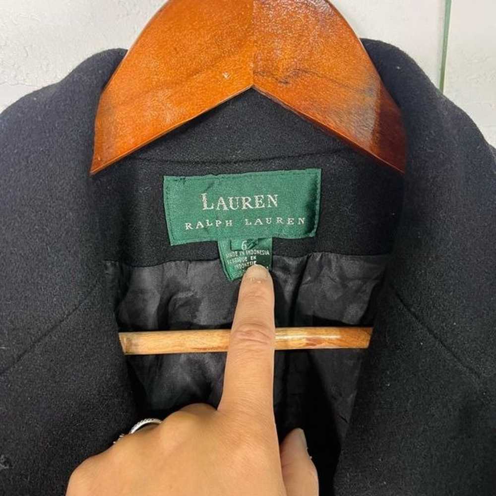 Lauren Ralph Lauren Womens Wool Blazer Size 6 Pat… - image 7