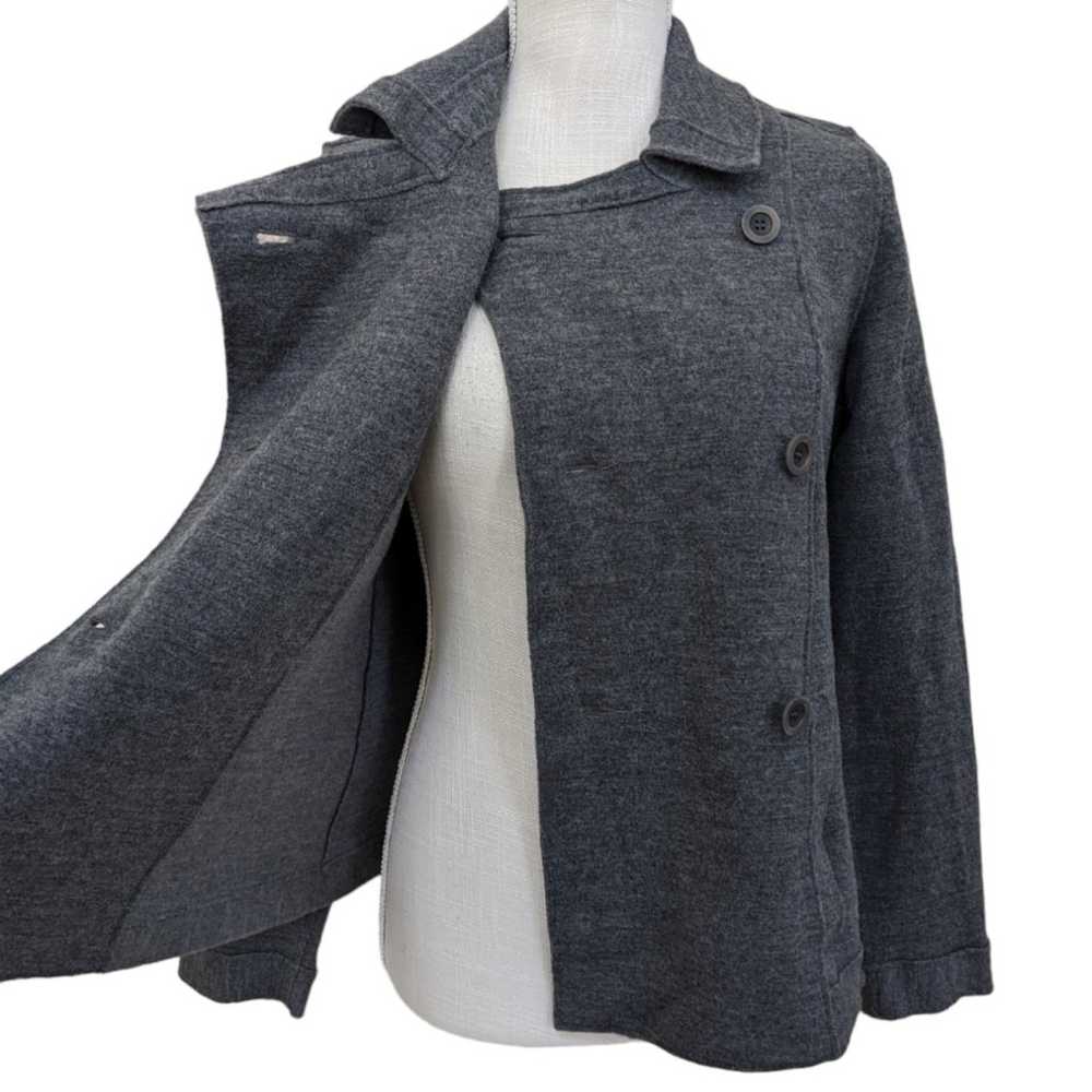 Eileen Fisher Merino Wool Jacket Double Breasted … - image 5