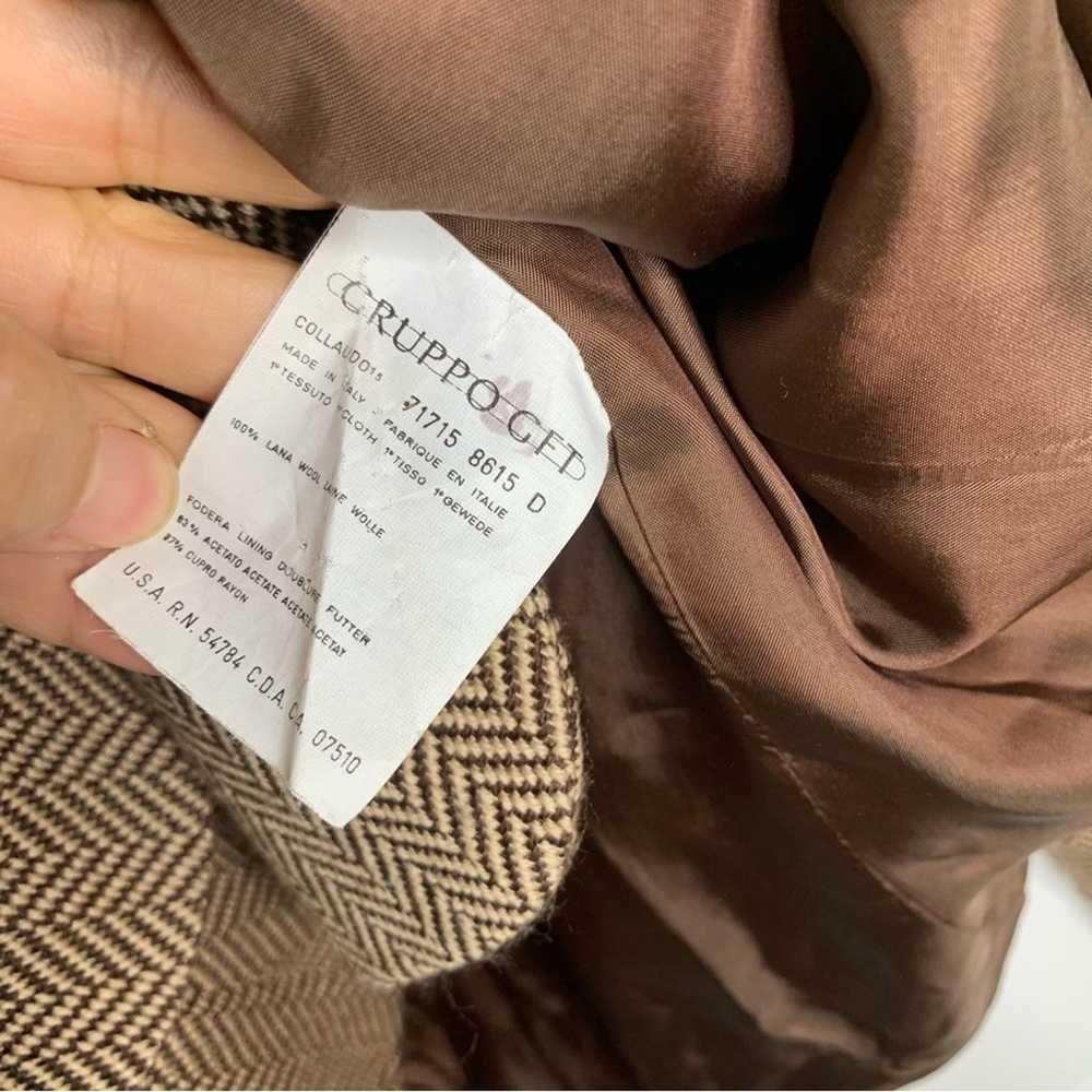 Giorgio Armani wool chevron two button blazer jac… - image 4