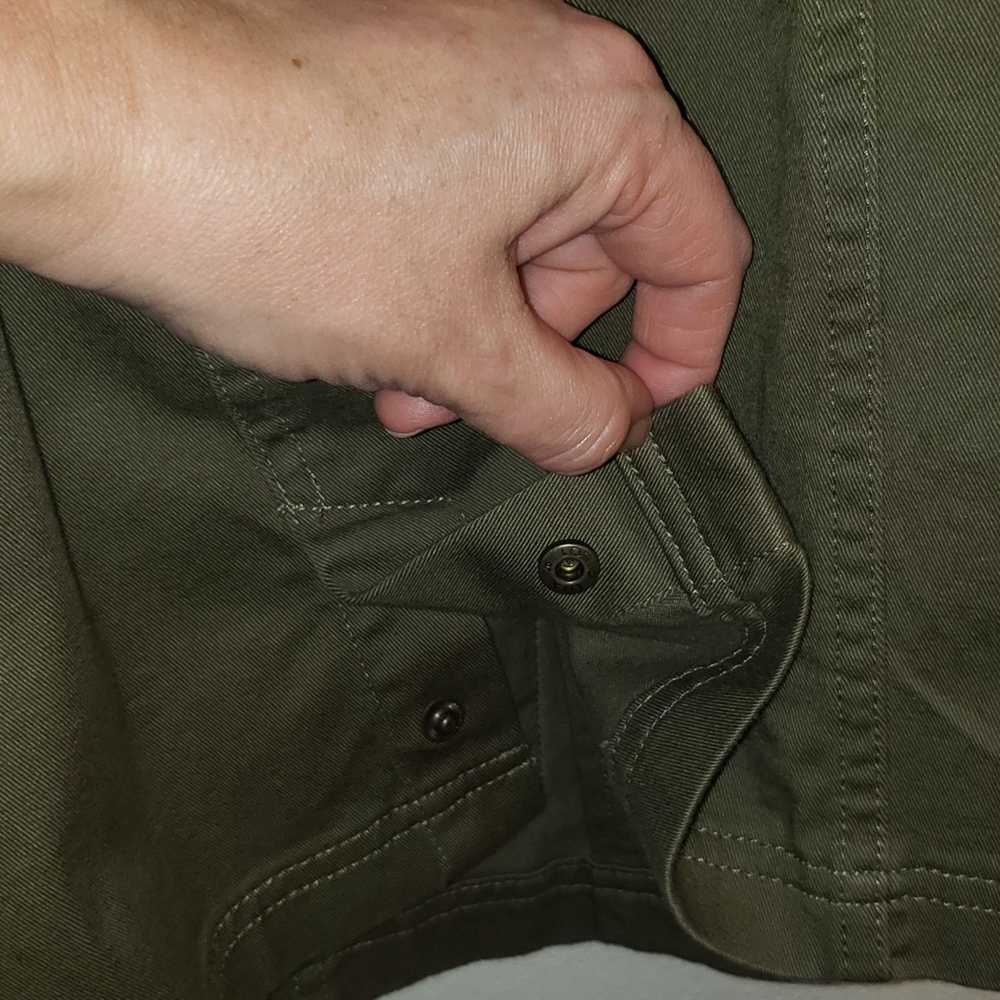 Orvis Orvis Drawstring waist Cotton Button Shacke… - image 7