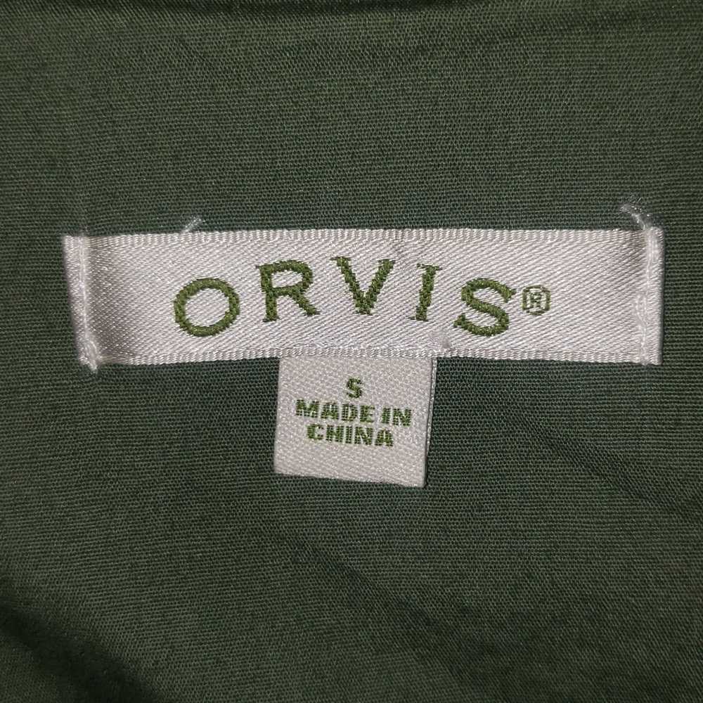 Orvis Orvis Drawstring waist Cotton Button Shacke… - image 9