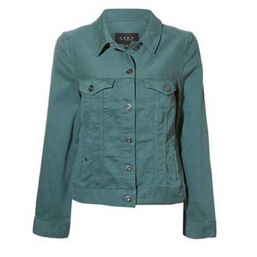 Liverpool Jean Company Shale Green Denim Jacket s… - image 1