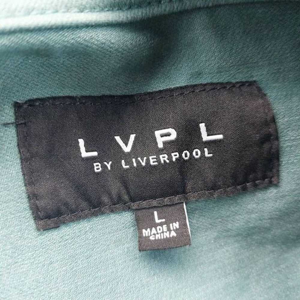 Liverpool Jean Company Shale Green Denim Jacket s… - image 6