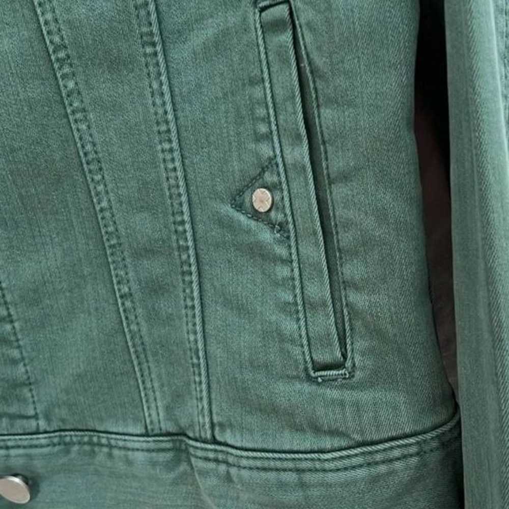 Liverpool Jean Company Shale Green Denim Jacket s… - image 9