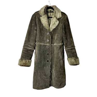 Brandon Thomas Coat Leather Suede Faux Fur Vintag… - image 1