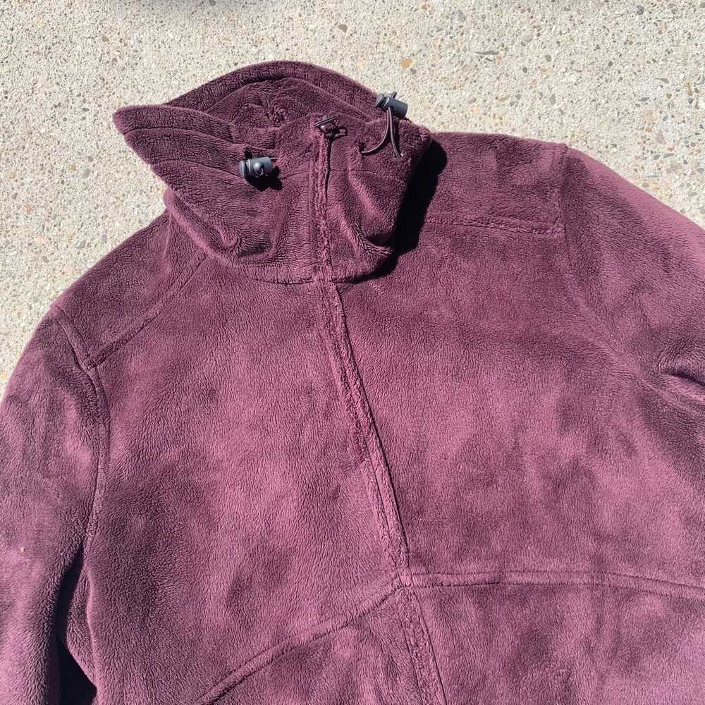 ATHLETA eggplant purple fleece coat - image 5