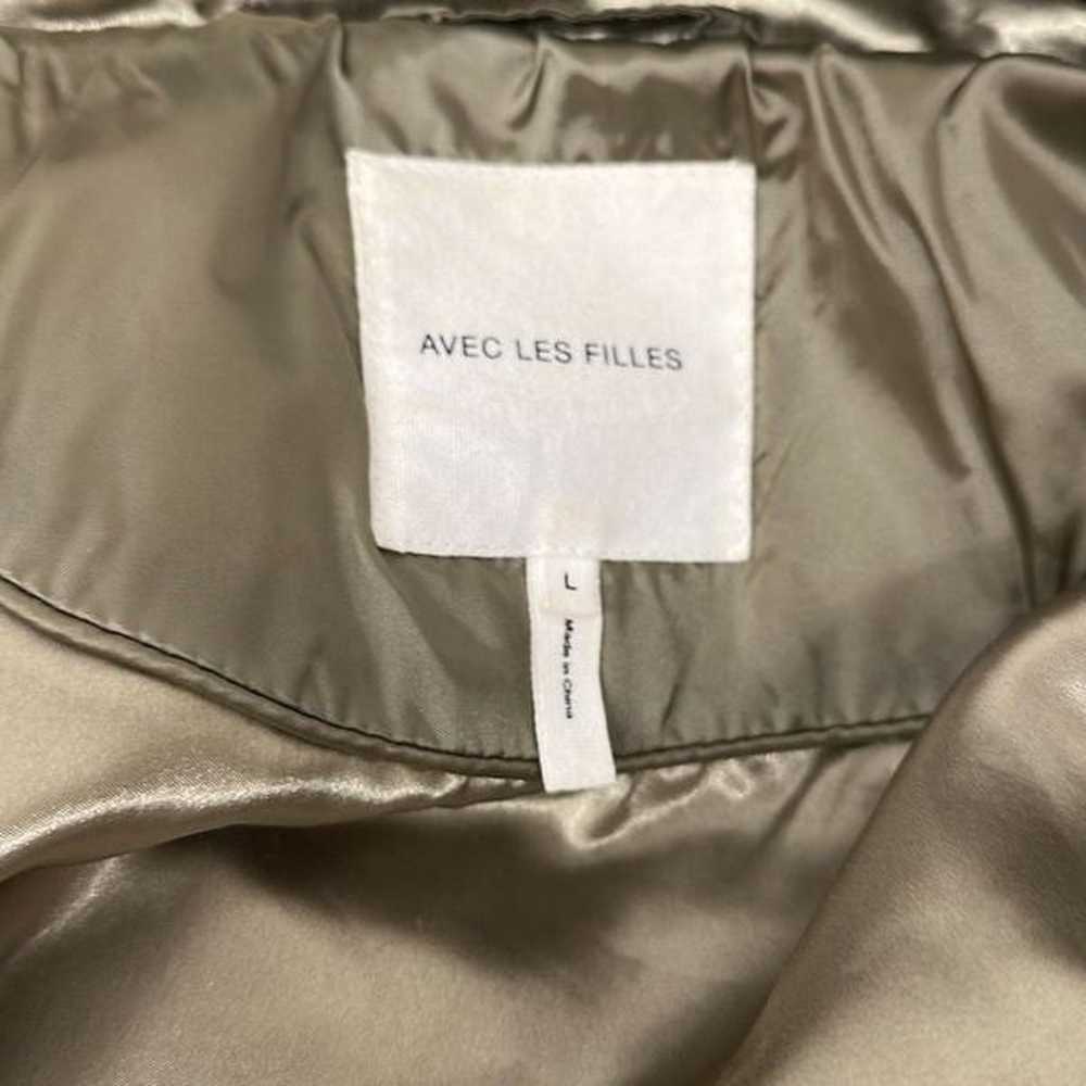 Avec Les Filles Logo Long Down Puffer Coat - image 10