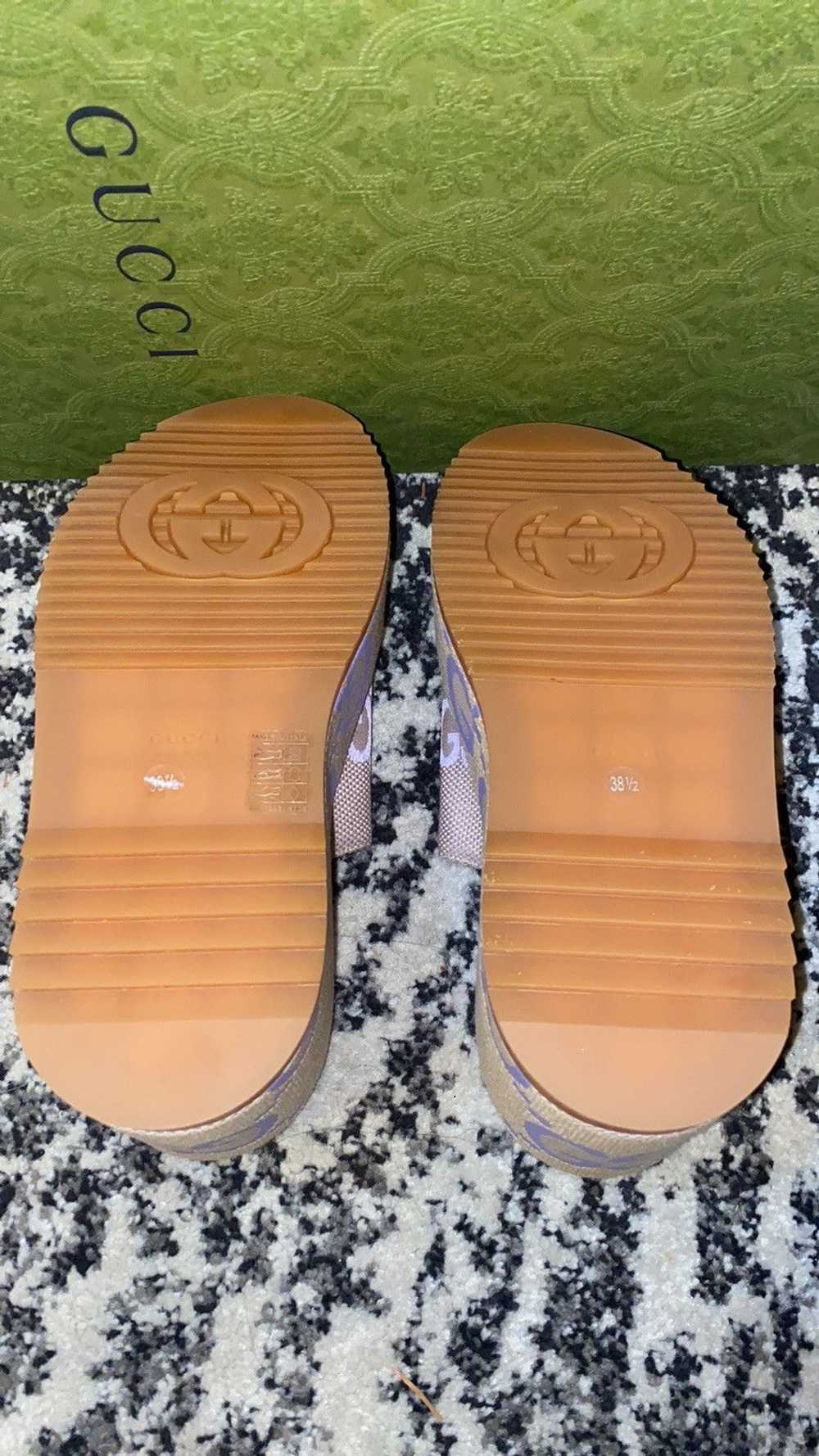 Gucci Gucci Jumbo GG Platform Slide Sandal - image 5