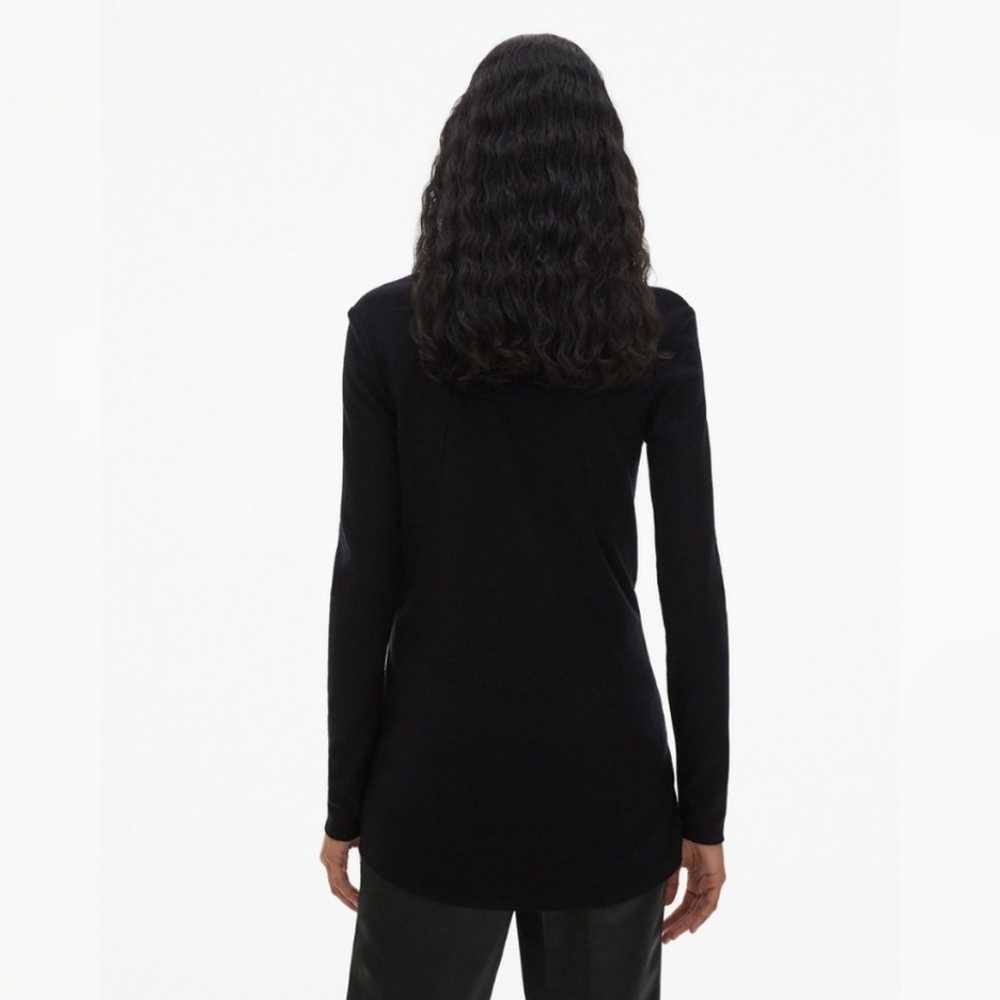 Helmut Lang Black Asymmetrical Zip Jacket SZ M - image 3