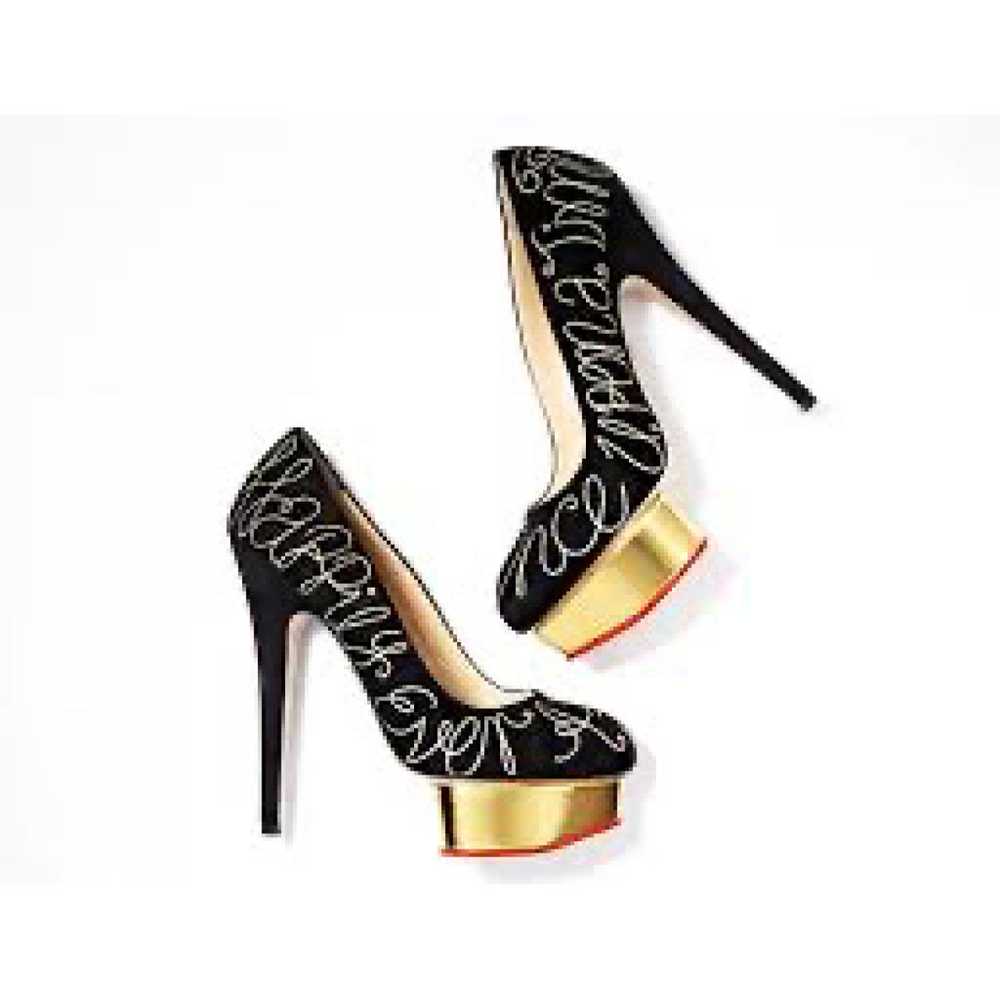 Charlotte Olympia Dolly cloth heels - image 2