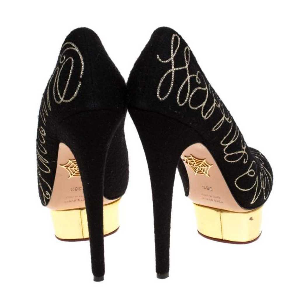 Charlotte Olympia Dolly cloth heels - image 4