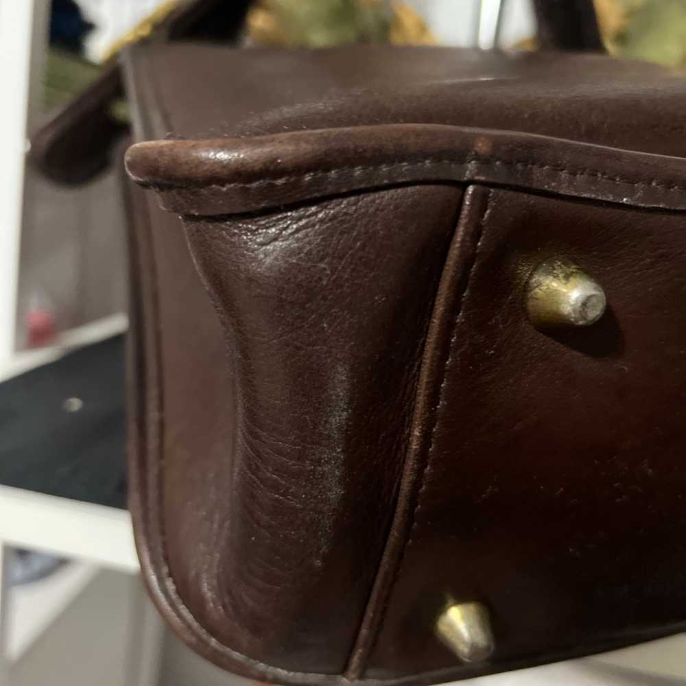 Vintage Coach 9966 brown leather purse - image 4