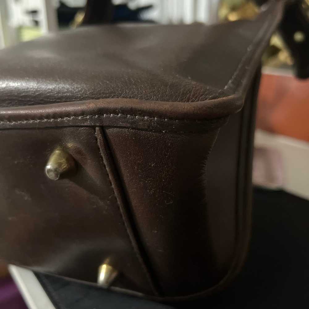 Vintage Coach 9966 brown leather purse - image 5