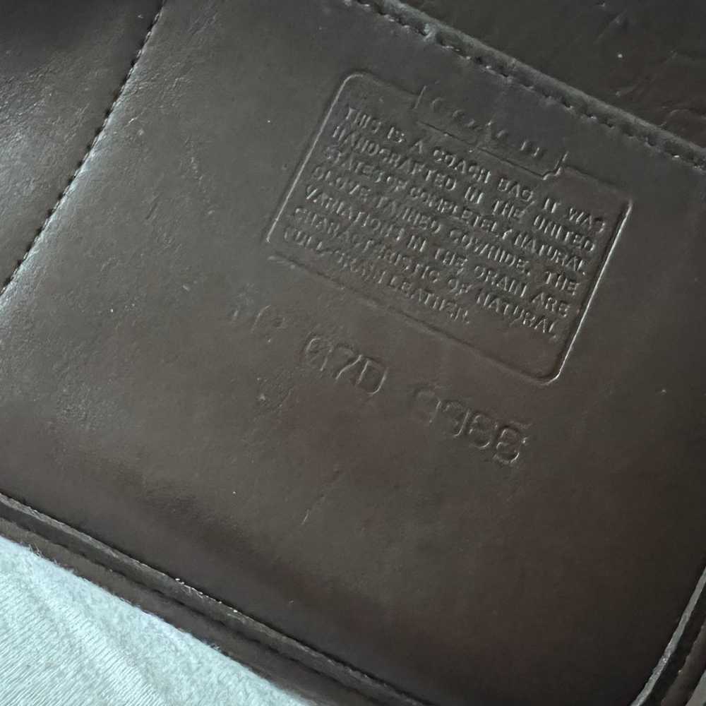 Vintage Coach 9966 brown leather purse - image 6